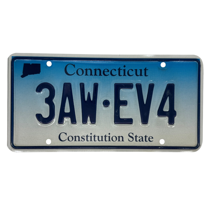 Connecticut license plate Connecticut license plate