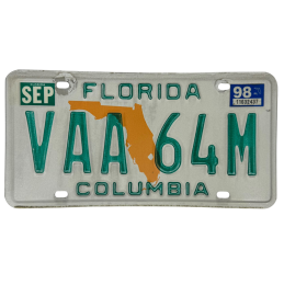Floridos valstybinis numeris