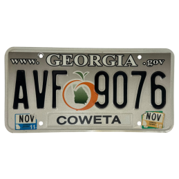 Georgia license plate