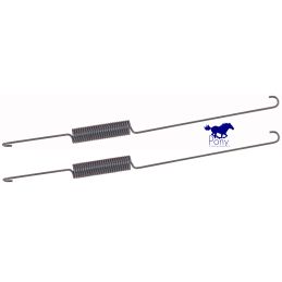 Roof sheath tension springs - pair, Cabrio 64-66