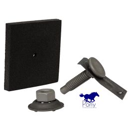 Fender To Cowl Bolt (w/ nut & rubber pad) 64-68