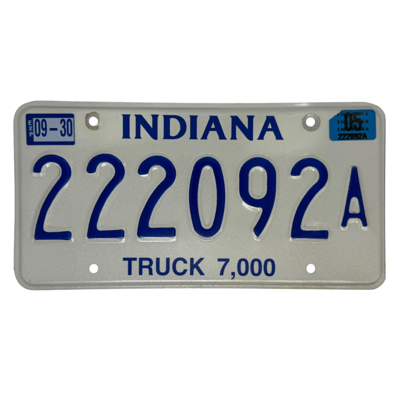 Placa de Indiana Placa de Indiana