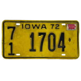 Tablica rejestracyjna Iowa