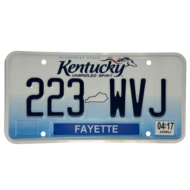 Kentukio valstybinis numeris Kentukio valstybinis numeris