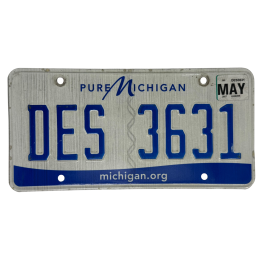 Michigan valstybinio numerio ženklas
