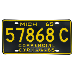 Tablica rejestracyjna Michigan