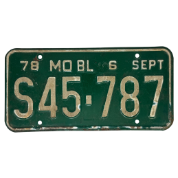 Missouri Nummernschild