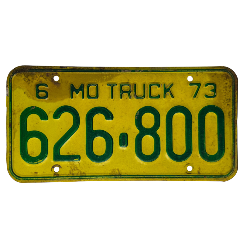 Missouri license plate Missouri license plate