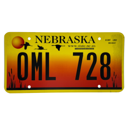 Tablica rejestracyjna Nebraska
