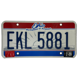 Ohio Nummernschild