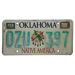 Oklahoma -Nummernschild