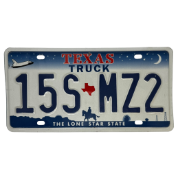 Plaque d'immatriculation du Texas