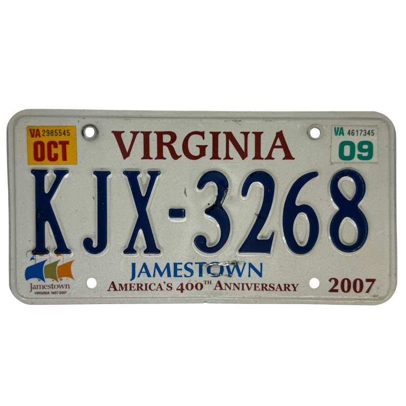 Placa de Virginia Placa de Virginia