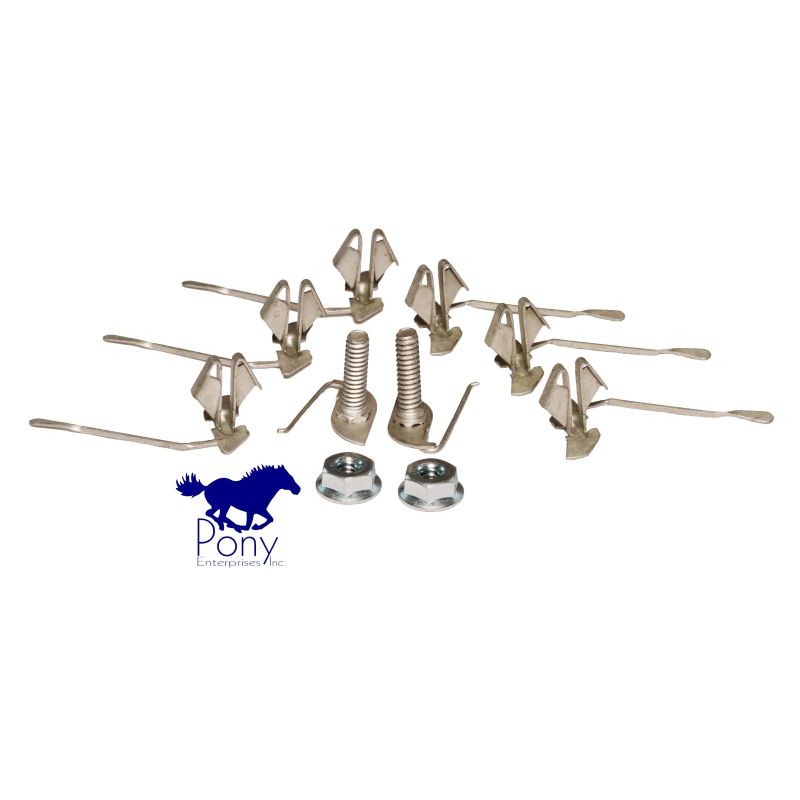 Clips y clips de lamas finas de parrilla 67-68 Clips y clips de lamas finas de parrilla 67-68