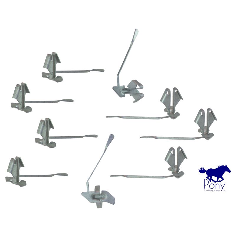 Trunk Lid Molding Clips Fastback (9) 67-68