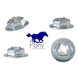 Hood Scoop Emblem Nuts 5/32" (4) 68-70