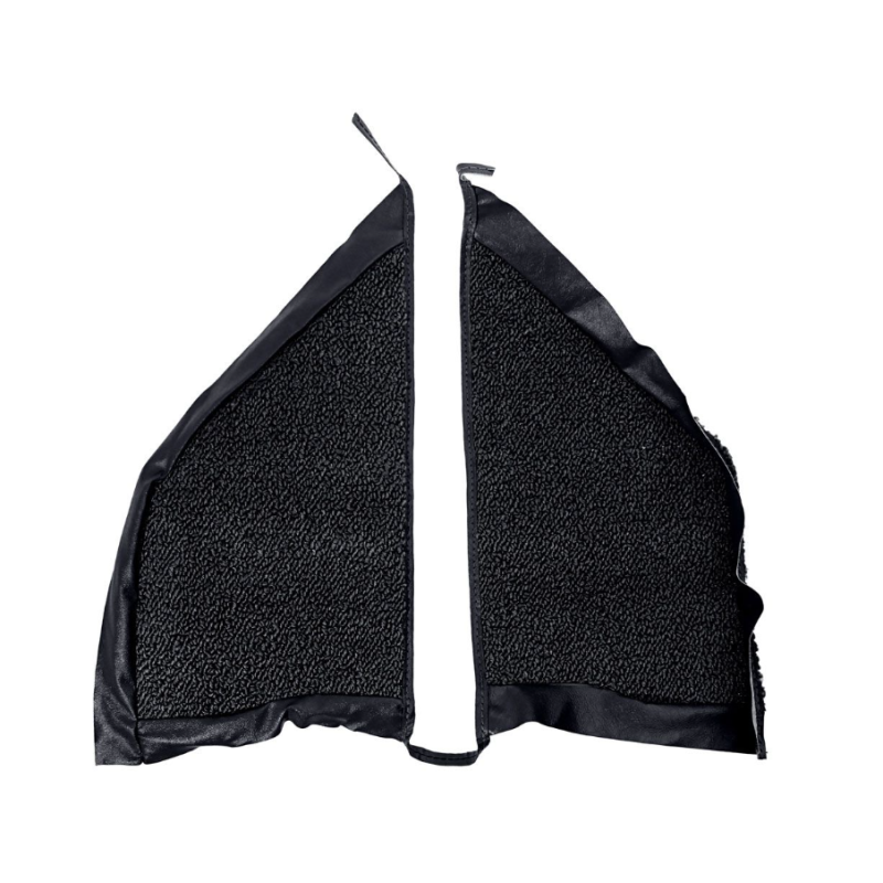 Tappeto laterale con pannello anti-scivolo, nero 65-66