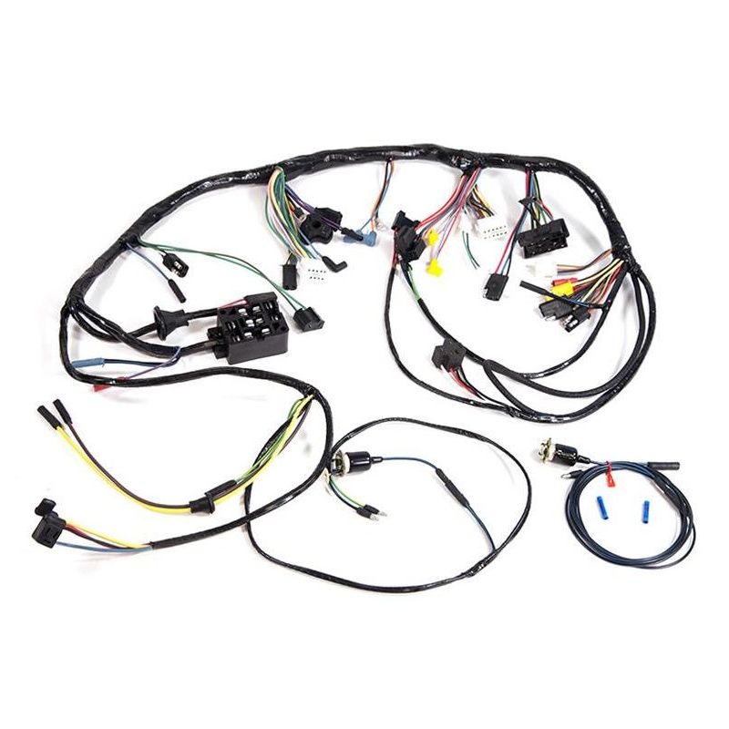 Wiring harness under dashboard without tachometer 67