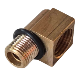 Raccord pour conduite de refroidisseur d'huile de transmission NPSM coudé à 90° 64-73