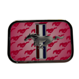 Ford Mustang Gürtelschnalle – Running Pony Tri-Bar