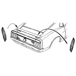 Tesnenia zadného spojlera 69-73