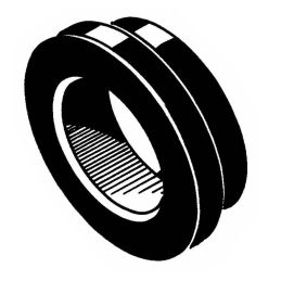 Steering column cover/ tube rubber 64-67