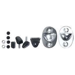 Fold Down rear seat hardware kit, Fastback 65-66