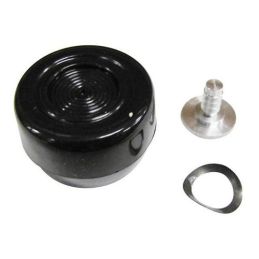 Pomo y pasador de manivela de ventana, negro 68-73