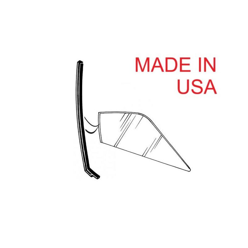 Vertical door glass seal, USA, FB RH 69-70