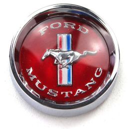 1964 - 1973 Ford Mustang Nabenkappe Styled Steel Felgen rot / C5ZZ-1130-WR