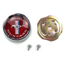 1964 - 1973 Ford Mustang Nabenkappe Styled Steel Radkappen rot / C5ZZ-1130-WR