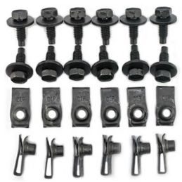 Ensemble de boulons et de supports d'ailes pour toute la voiture 65-68