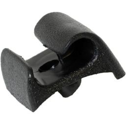 1969 1970 Ford Mustang Fastback Halterung Sonnenblende mittig schwarz / C9AZ-6204132