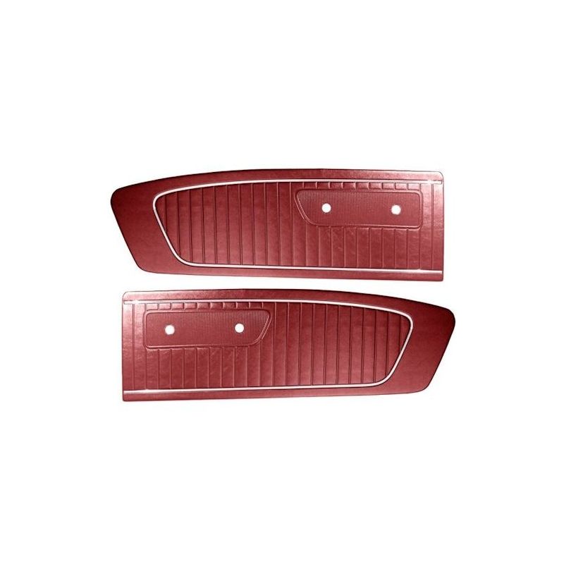 Standard door panel red pair 64-65