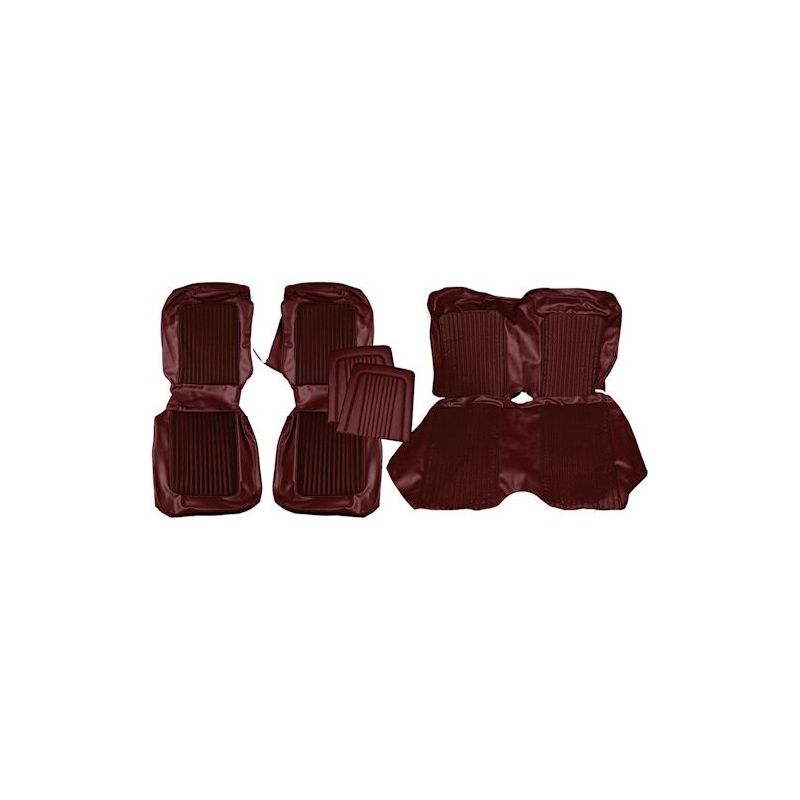 Maroon upholstery - standard - full set - Coupe 68