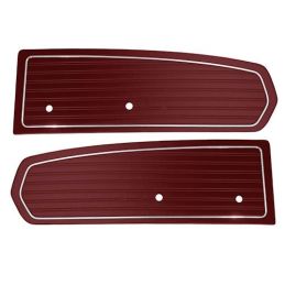 Door panels standard maroon 68