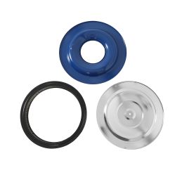 Chrom-Luftfilter mit Aufkleber 289, 64-73