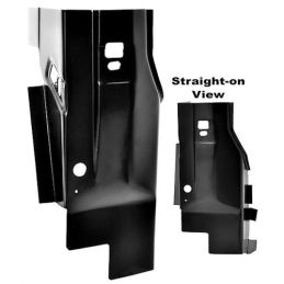 Right apron attachment to the windscreen pane 71-73