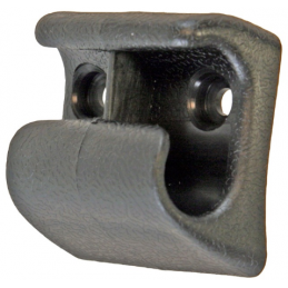 Central sun visor bracket (black) 68 & 69-73 convertible