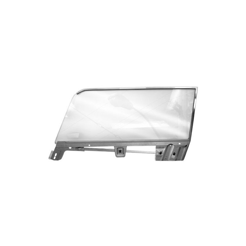 Door glass, clear, left Coupe 67-68