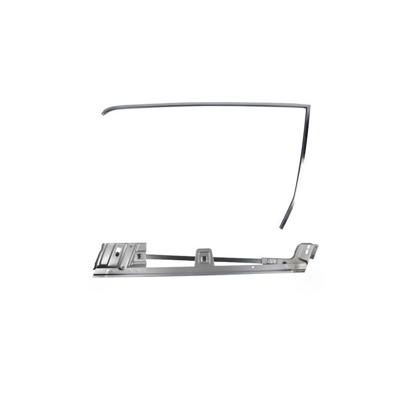 Frame for left door window, Coupé 67-68