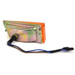 Front turn signal, left, complete 71-72