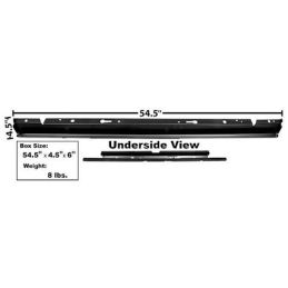 Rear trunk beam, tank mount 71-73