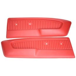 Panneaux de porte Pony, rouges 64-66