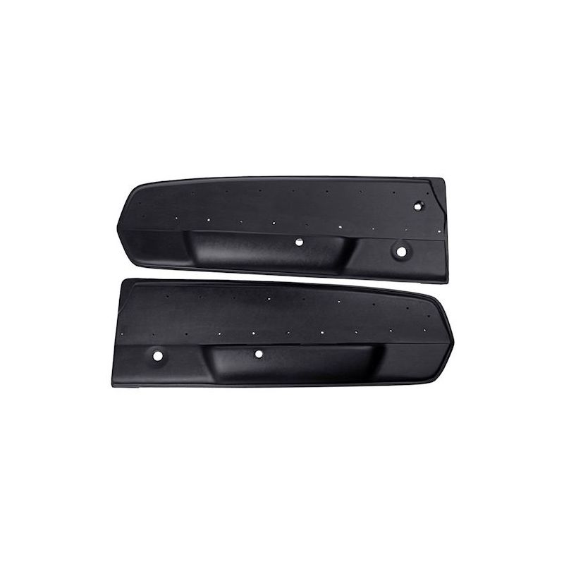 Deluxe door sides, black pair 67