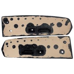 Boczki drzwiowe Deluxe, czarne para 67