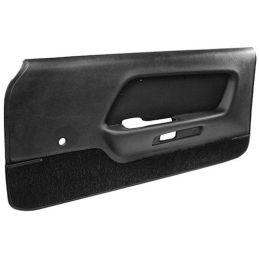 1969 Ford Mustang Türverkleidungen Deluxe Schwarz Paar / Scott Drake DashesDirect