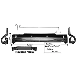 Trunk Hinge Mount, Fastback 71-73
