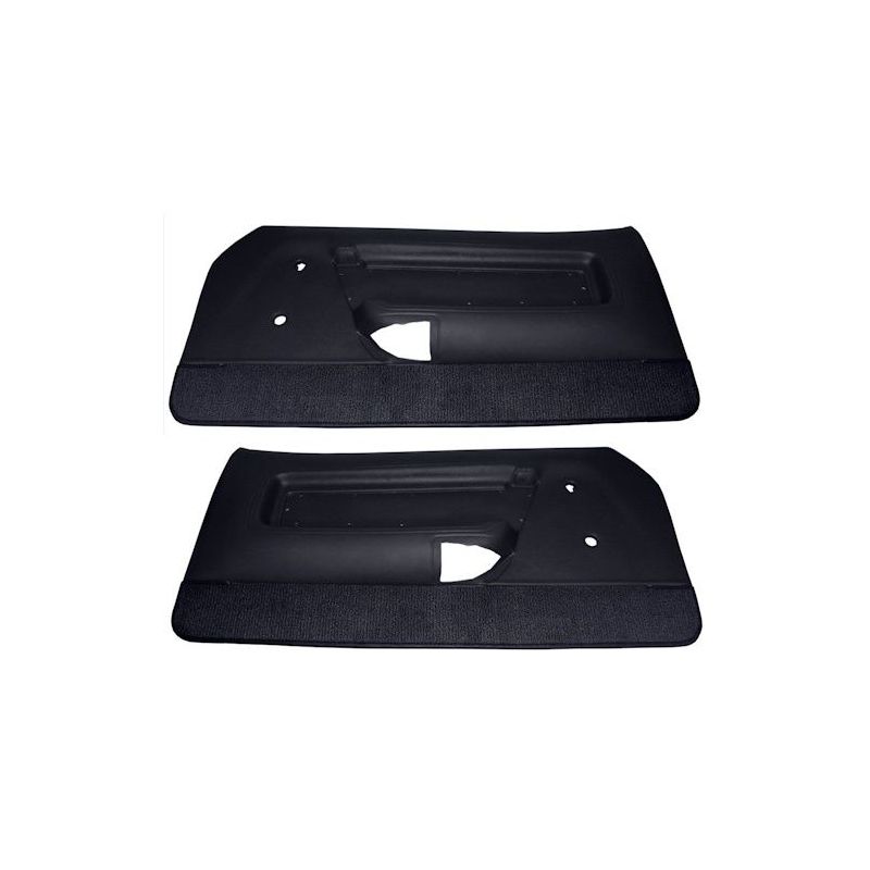 Deluxe door panels black 71-73