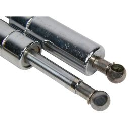 Bonnet hinges, aluminum, polished, pair 64-66